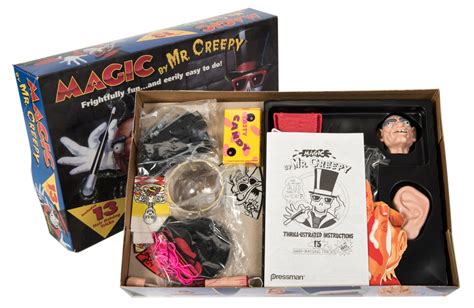 Creepy magic merchandise filled with dread